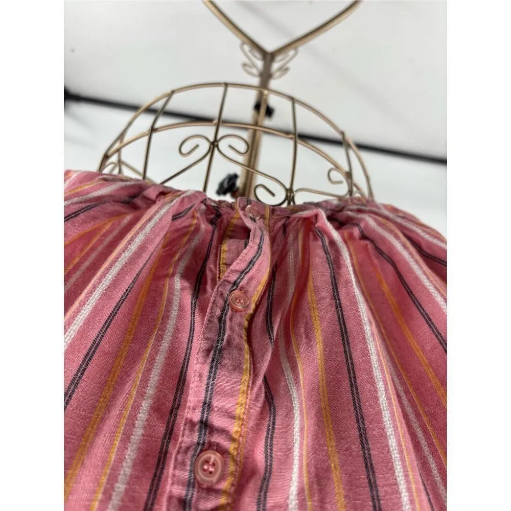 Kut From The Kloth Rebel Short Sleeve  Top Stripes Size Medium V-Neck Collar - Image 6