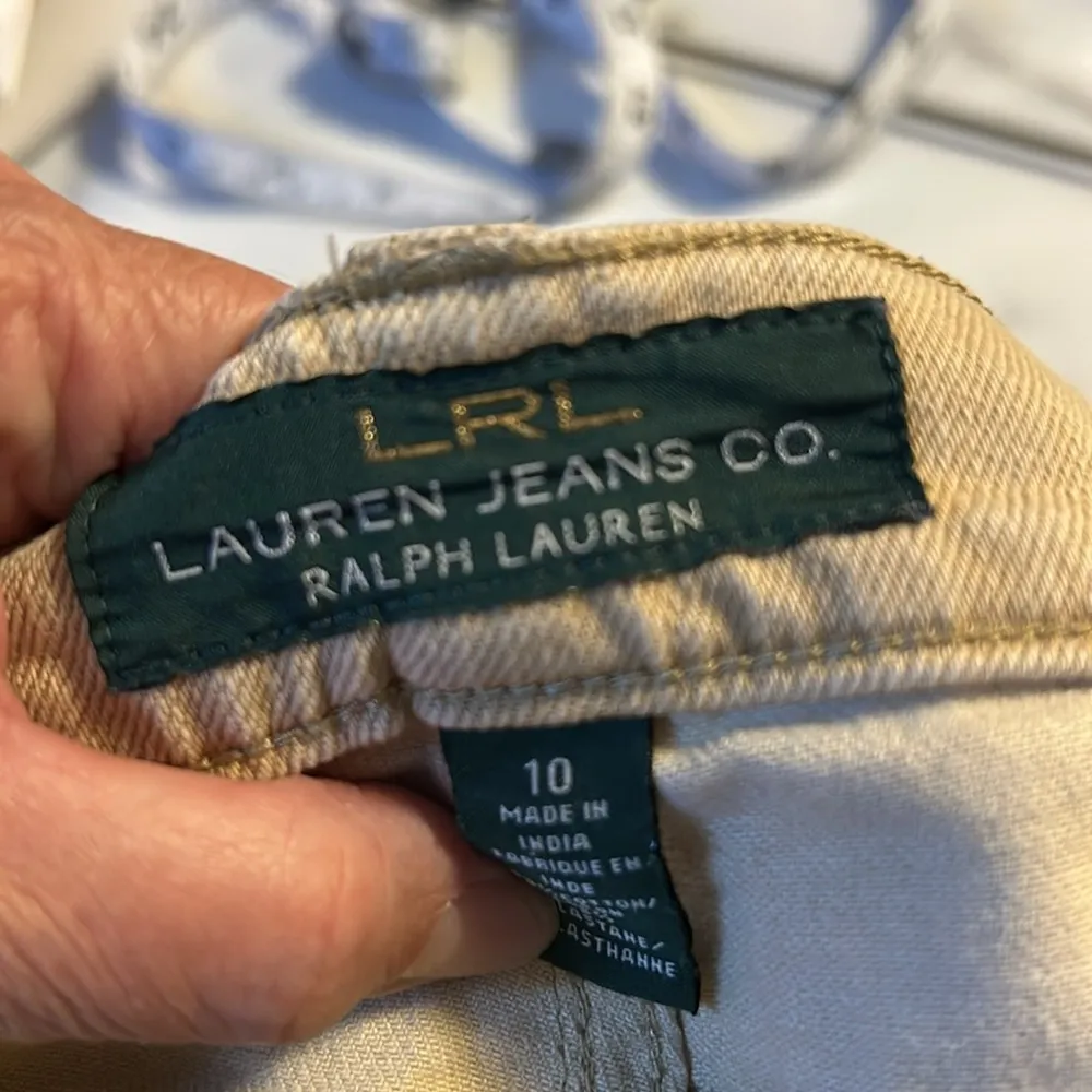 LRL Lauren Jeans Co. Size 10. Tan - Image 11
