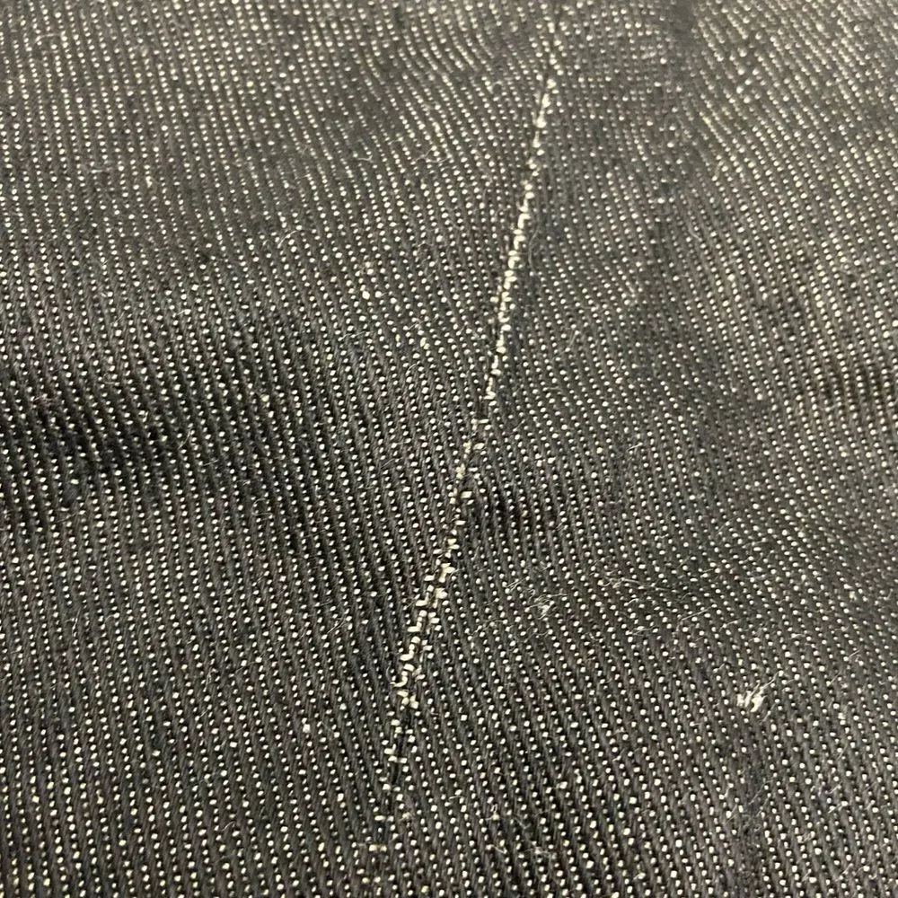 Vintage Ralph Lauren Collection Purple Label Black Linen Skirt Size 4 - Image 4