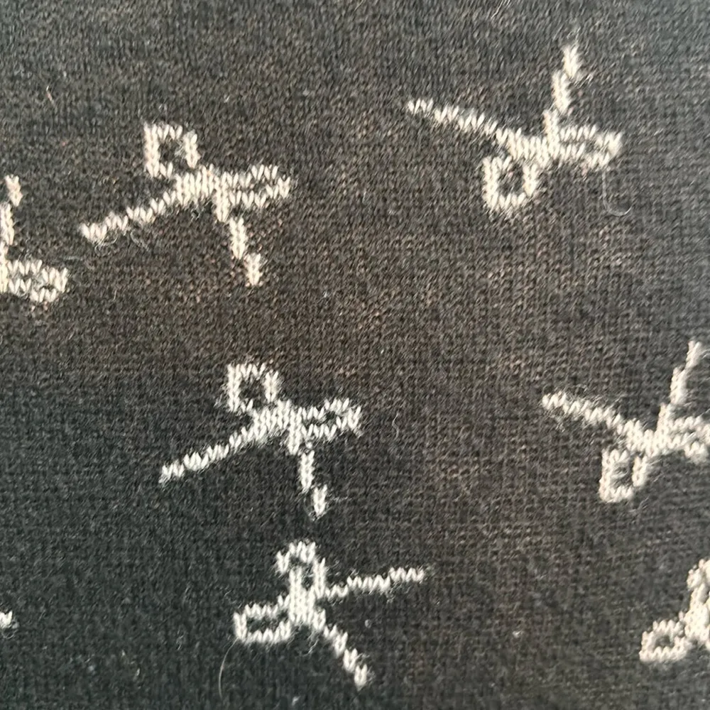 DownEast vintage Cardigan Sweater with Scissor Pattern - Image 7