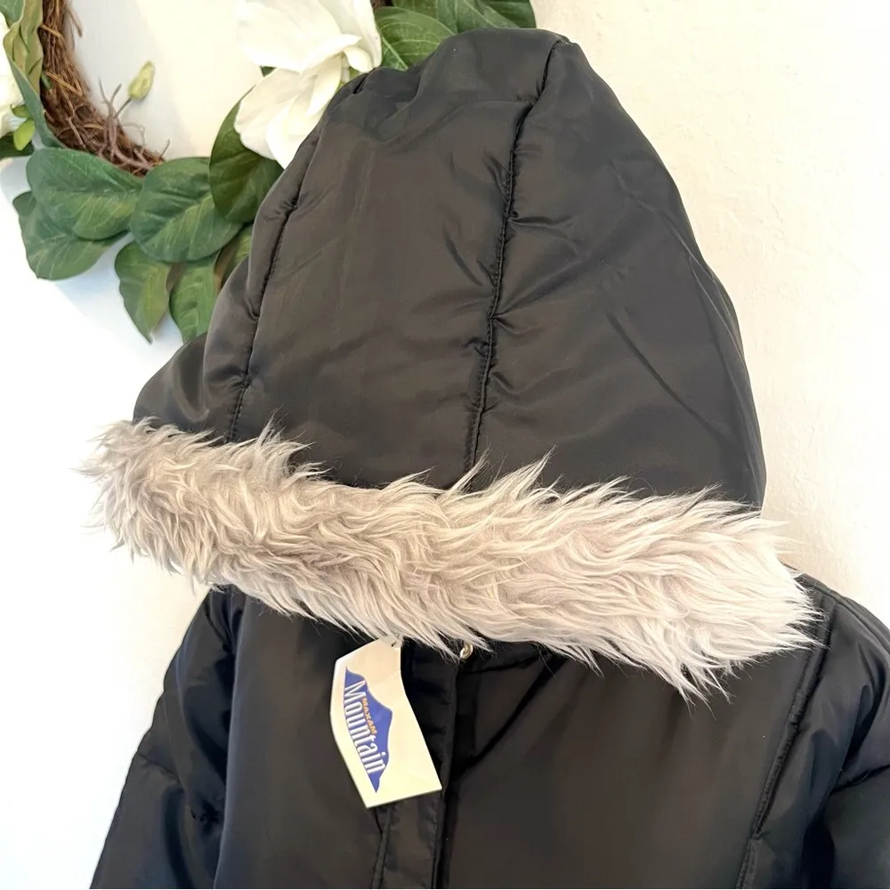 NWT Maxam Mountain Faux Fur Trimmed Puffer Jacket 2XL Black Size 2X - Image 11