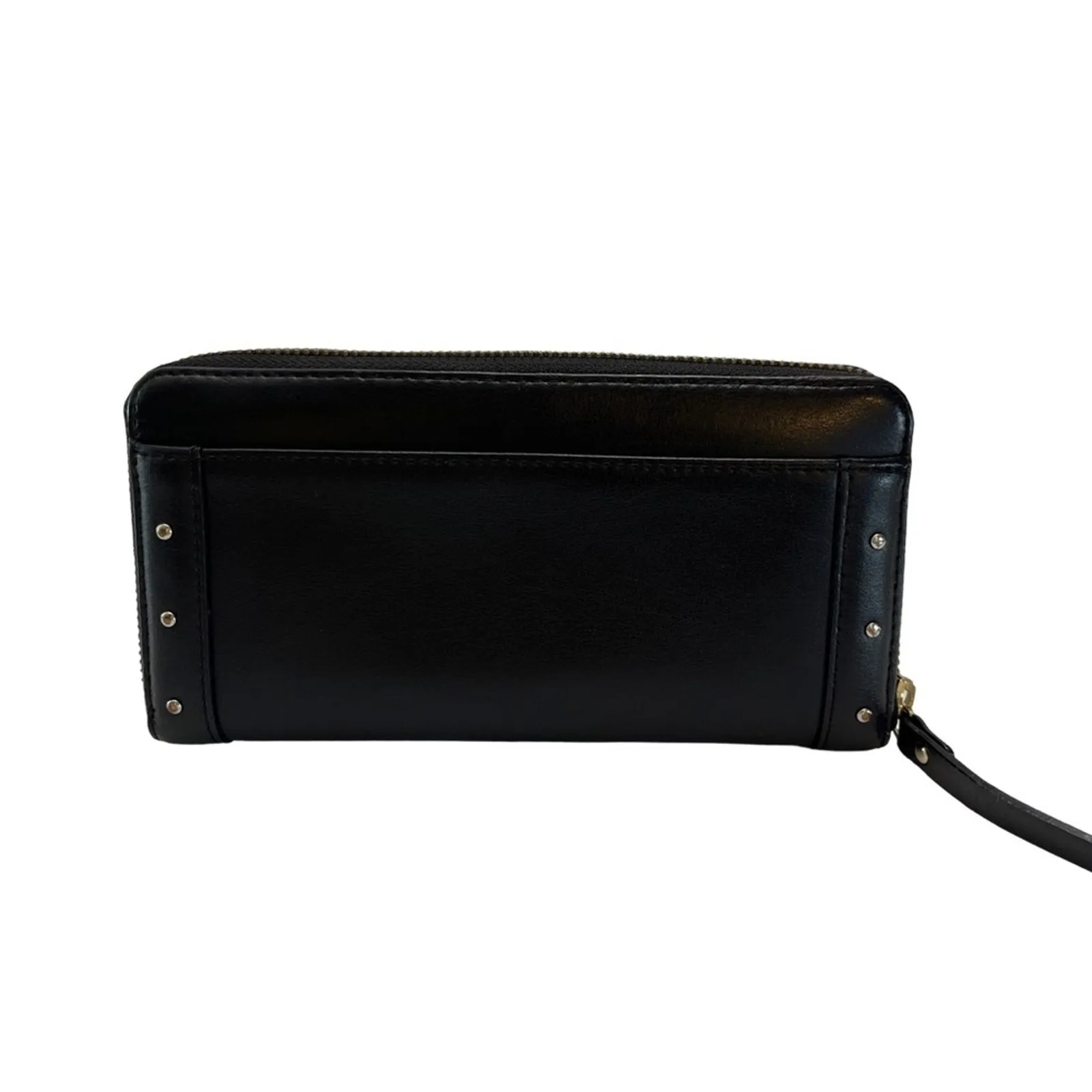 Kate Spade New York Helena Black Leather Studded Zip Around Continental Wallet - Image 3