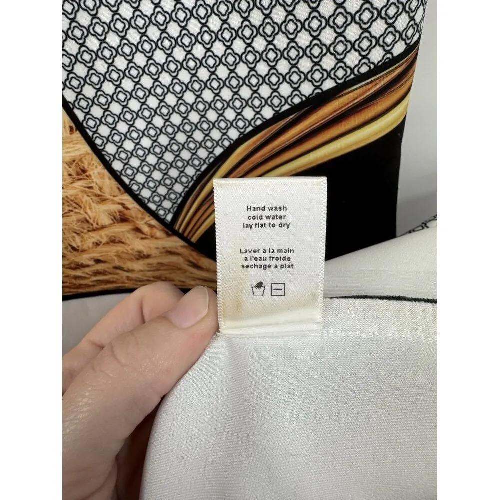 Clover Canyon Scuba Mini Dress Women Large Multicolor Tropical‎ Resortwear - Image 5