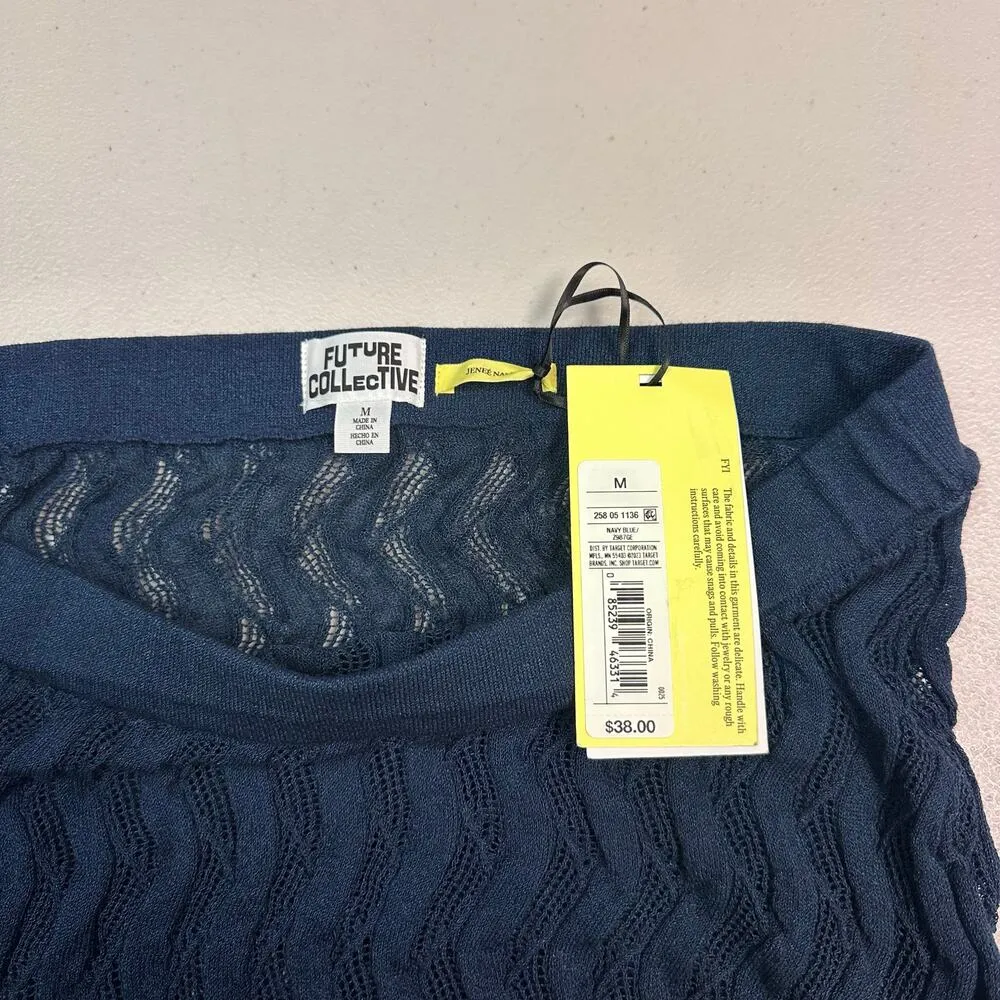 Future Collective | Blue Women Skirt Size M - Image 4