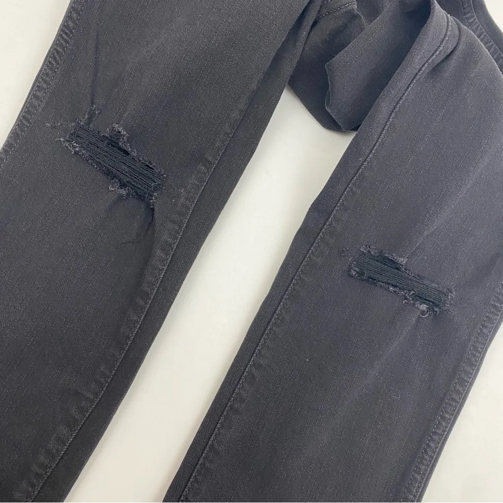 Madewell 10" High-Rise Roadtripper Supersoft Jeans: Davie Wash: Knee-Rip Edition - Image 11