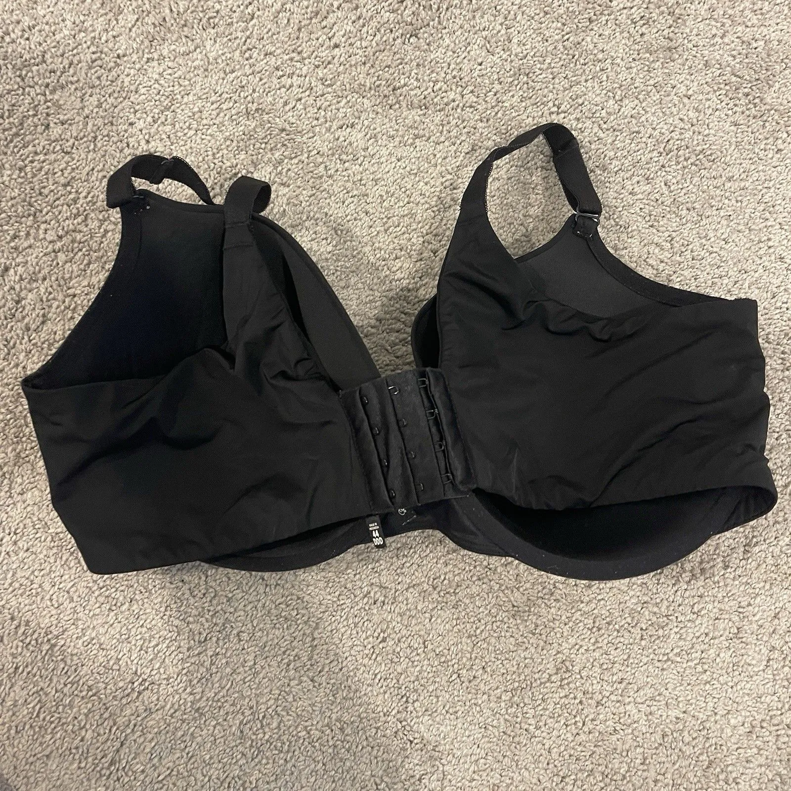 Torrid Curve Underwire Push Up Bra Black 444DD Romantic Neutral Full Coverage - Image 6