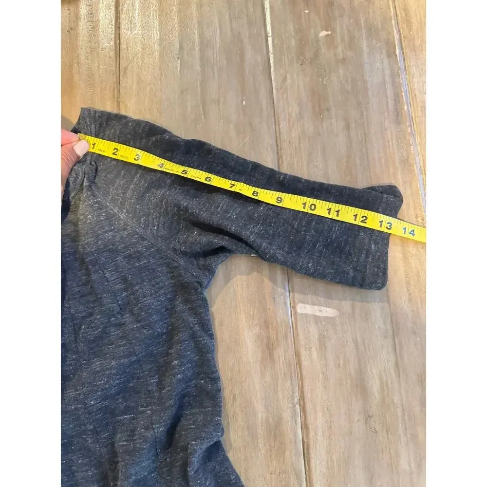 Ganni Womens Fit and Flare Midi Jersey Dress Scooped Neck Minimalist SIZE XS/S - Image 4