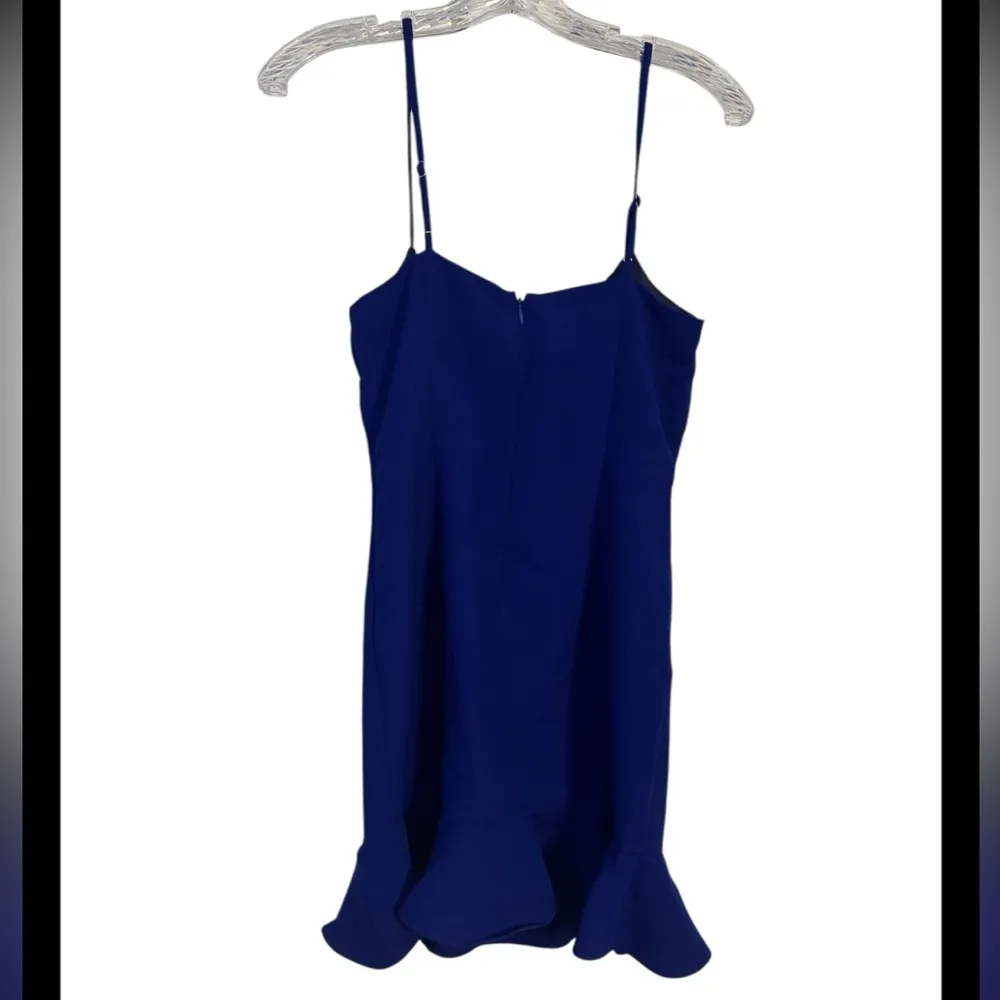 NWT Lovers and friends blue ruffle mini dress small - Image 3
