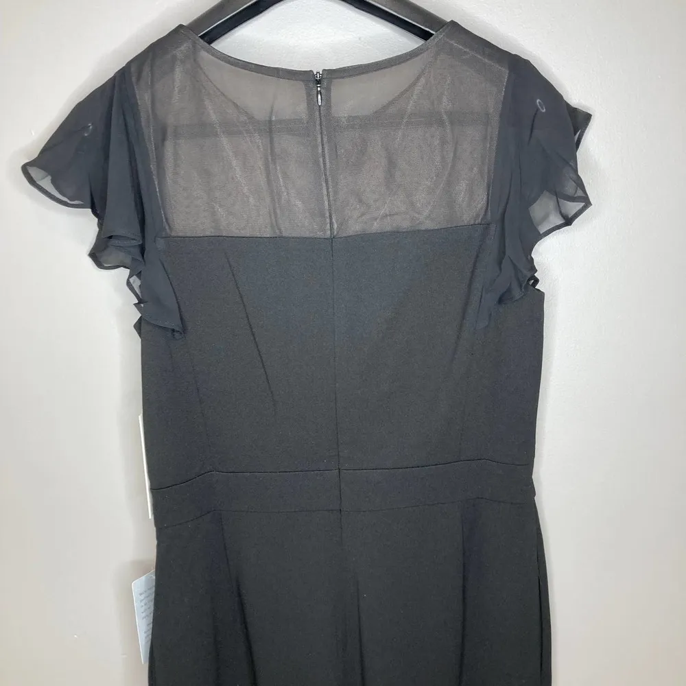 NWT Harper Rose Gathered Illusion Neck Jumpsuit Size 10 - Image 9