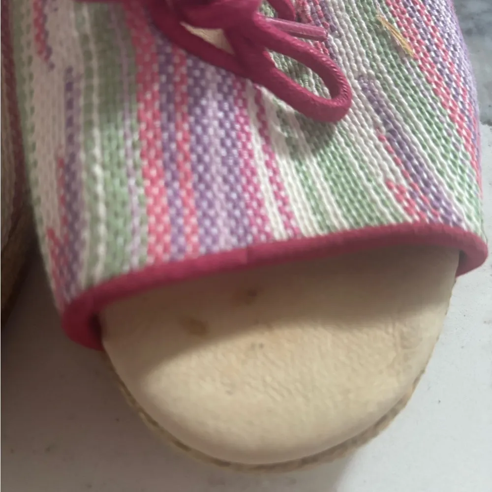 UGG  Womens Multicolor Marleigh Serape Open Toe Espadrille Flat Shoes Size 9 - Image 6