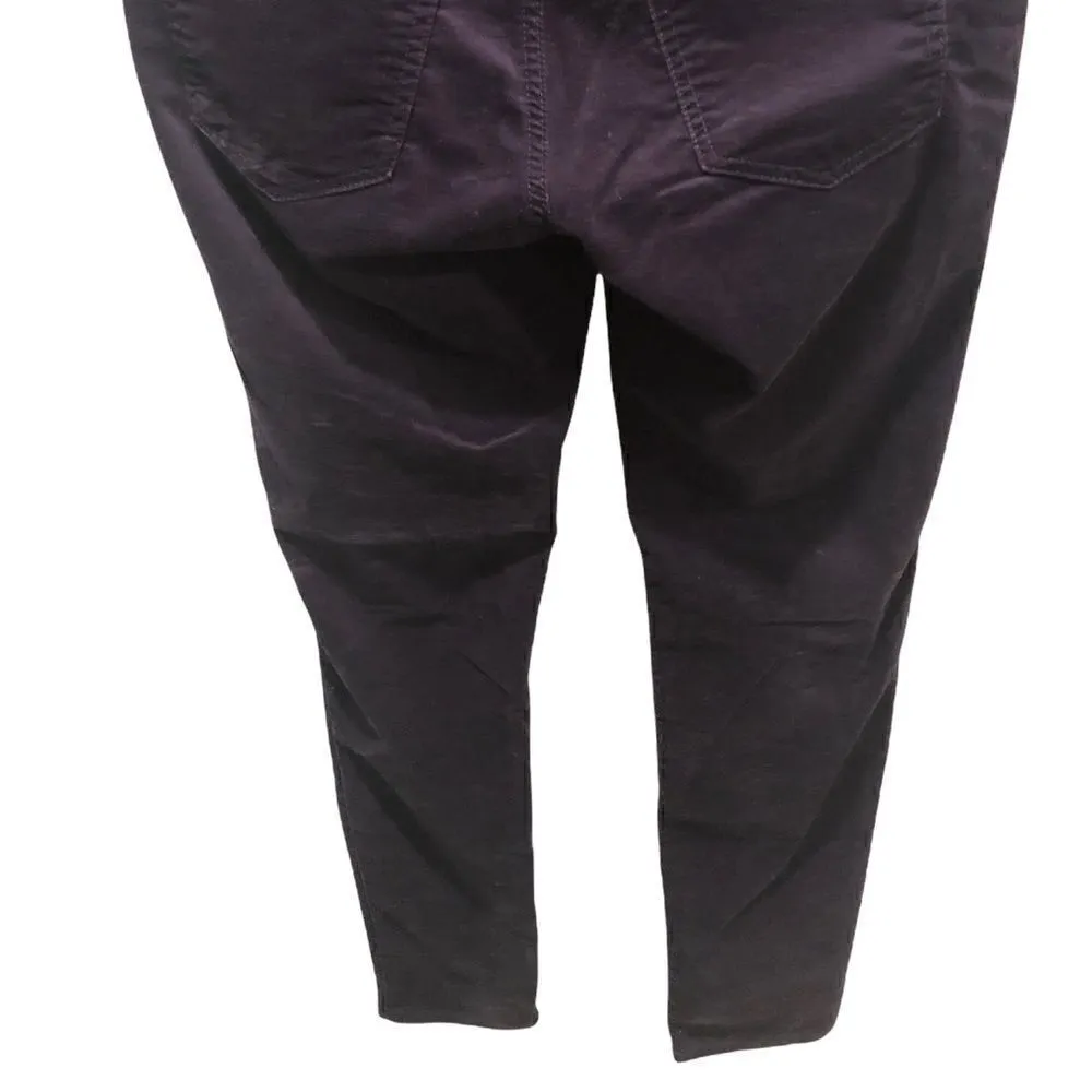 Gap 1969 Dark Navy  Velvet/Velour Women’s Jeans - Image 2