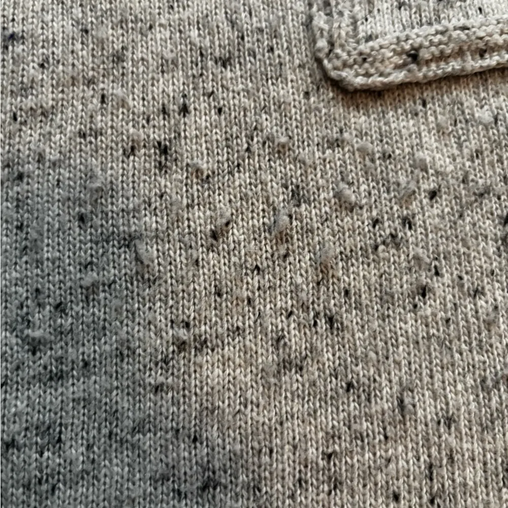 Promesa Light Gray Knit pocket Sweater size M - Image 3