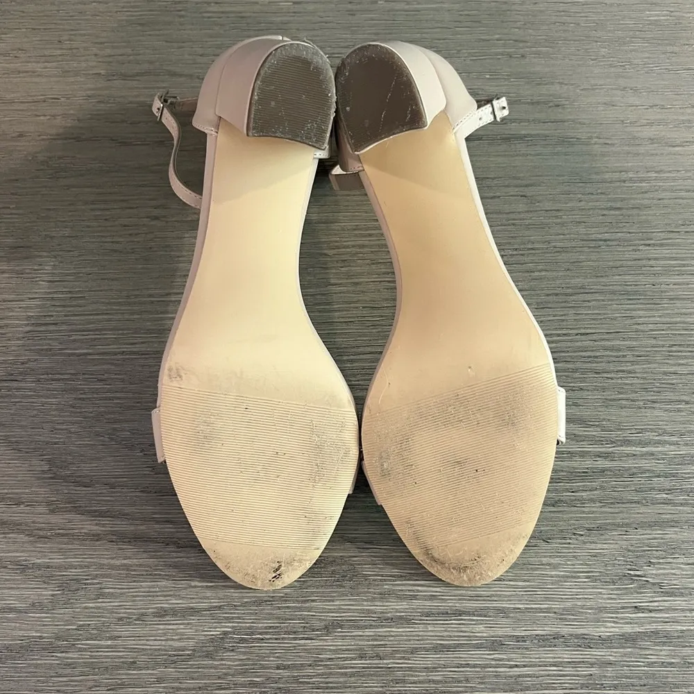 Beella Open Toe Ankle Strap High Heel Sandals - Blush Nude 9 1/2 - Image 7