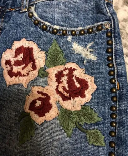 Free People Embroidered Skirt - Image 4