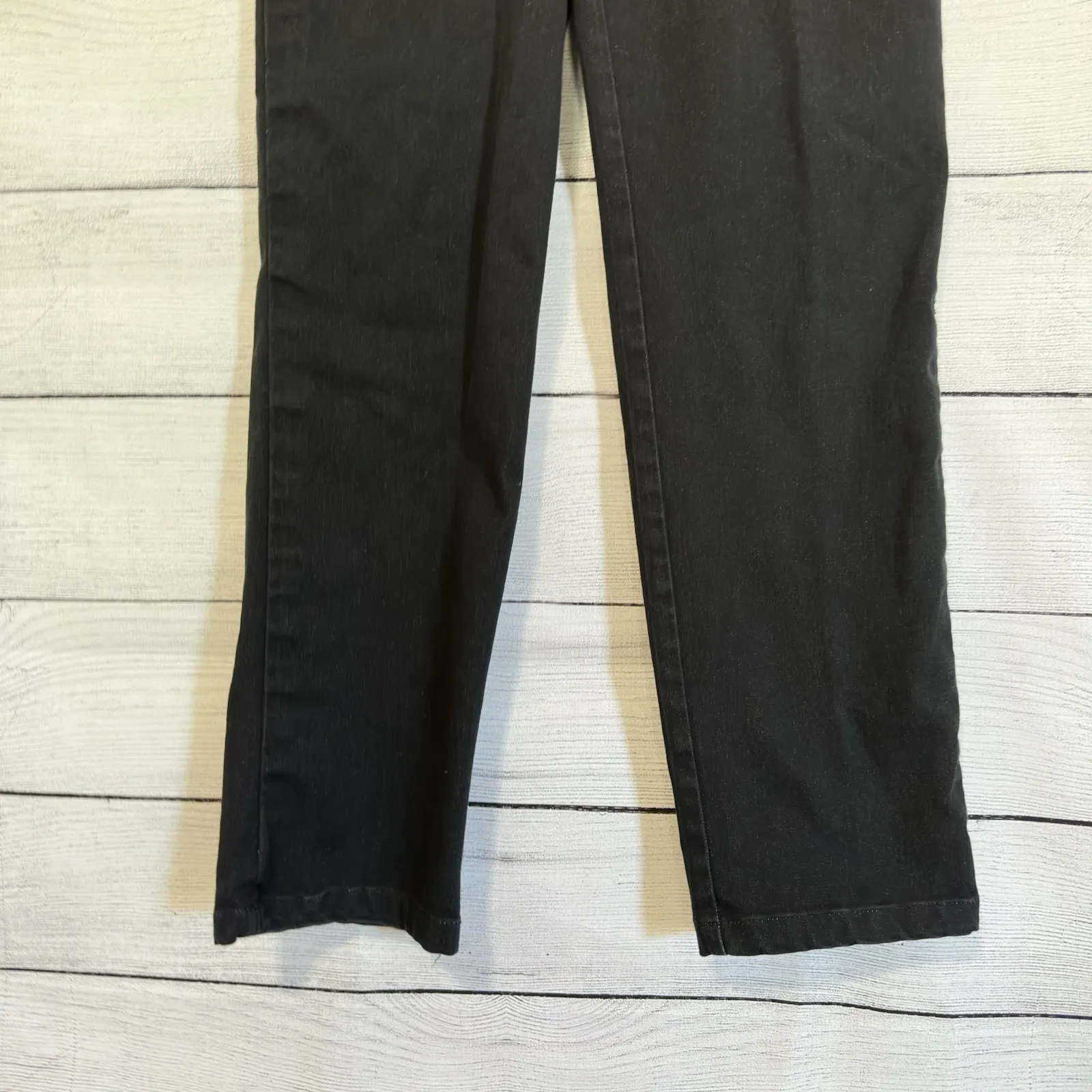 St. John Sport Black Jeans Womens Size 6 Stretch Pants Gold Hardware *Tailored - Image 3