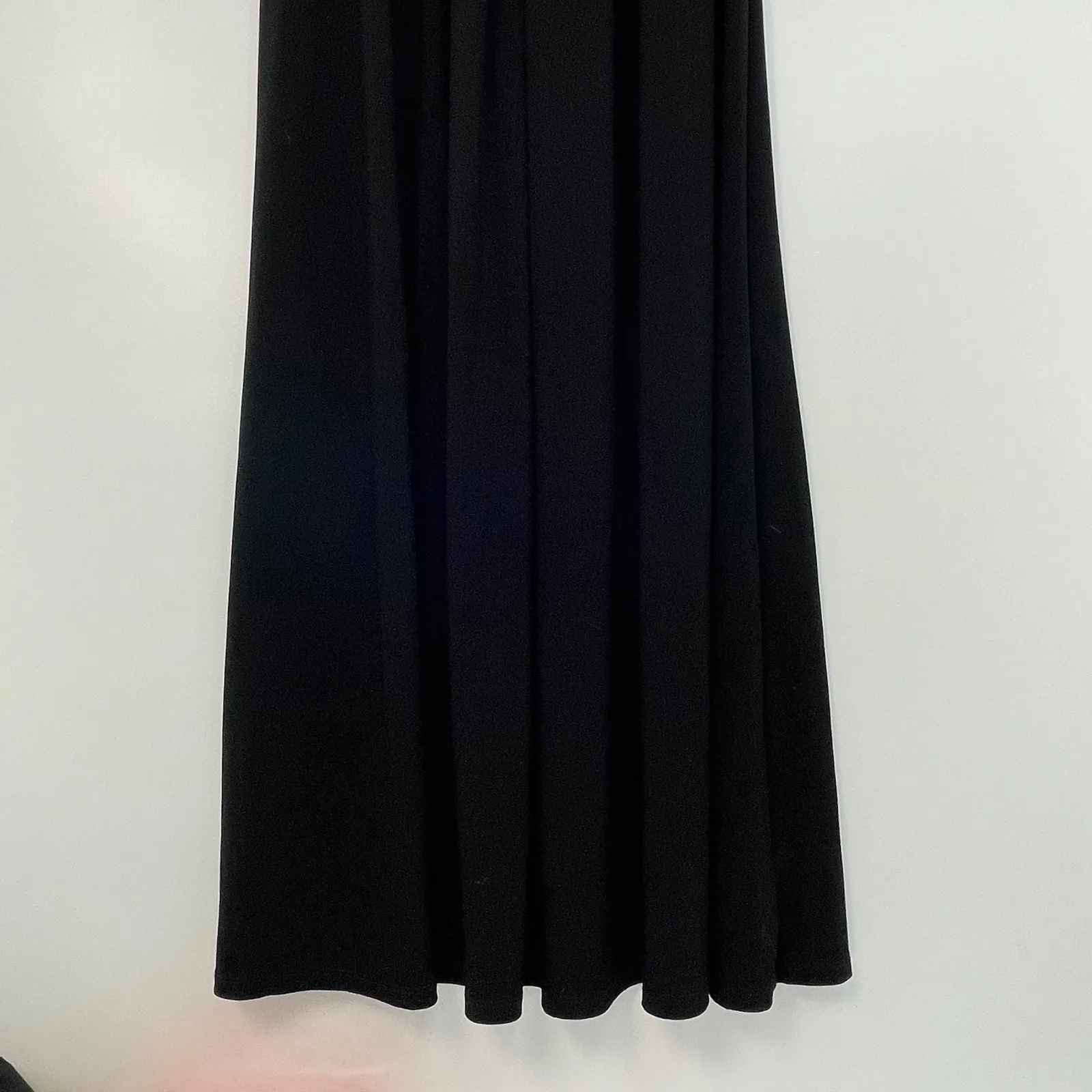 Eliza J Women's Black Sleeveless Embellished Evening Maxi Down Dress‎ Size 4 - Image 4