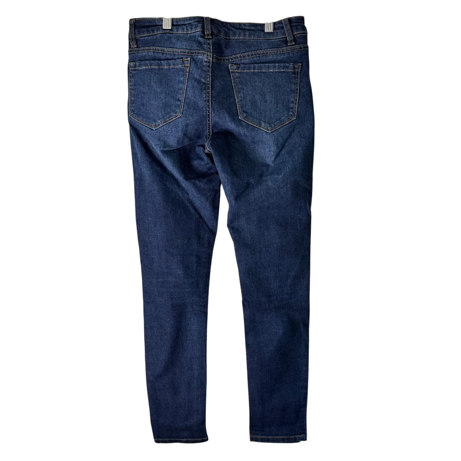 Measure & Made Dark Wash Denim Jeans Slim‎ Fit Stretch Womens Size 29 Blue - Image 6