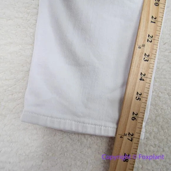 New! Madewell Stovepipe Jeans in pure white, women size‎ 26 - Image 9