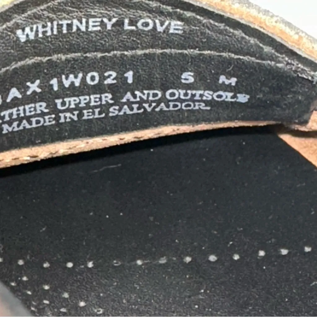 G.H. Bass Weejuns Women’s 5 Black Red Leather Whitney Love Penny Love Loafers - Image 9