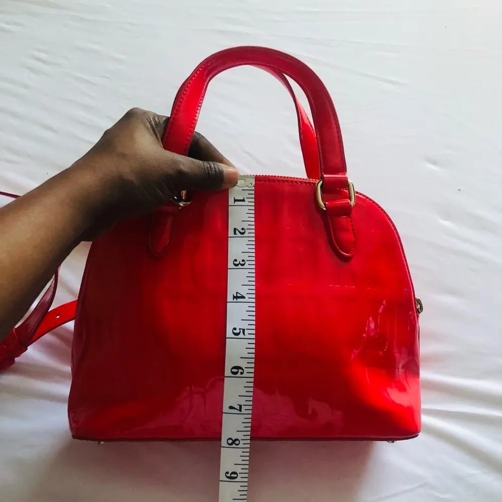 Pinkish Red Neatly used  mini bag - Image 2