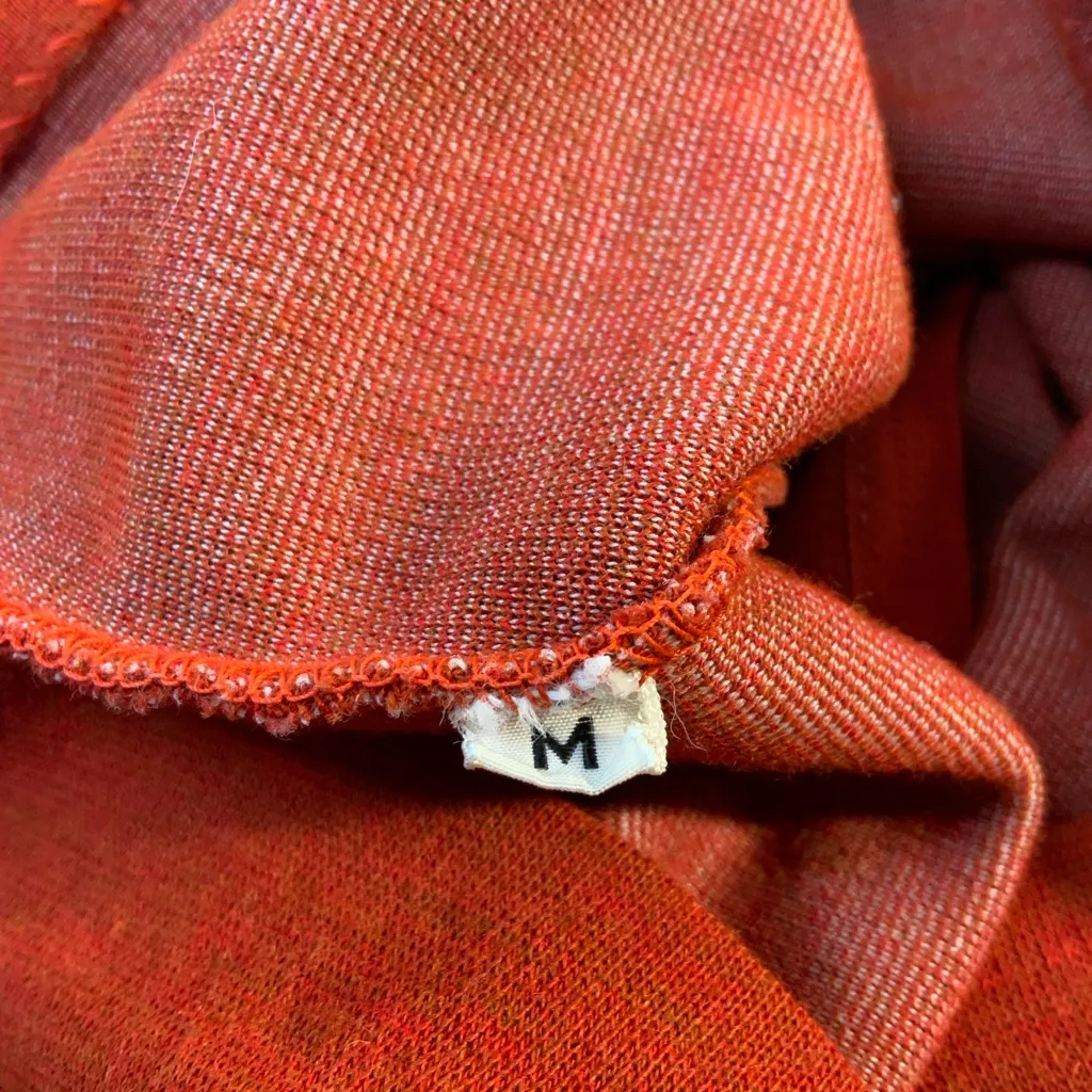 Vintage JCPenney Women's burnt Orange camisole/Tank Top size Medium. MCM Red - Image 7