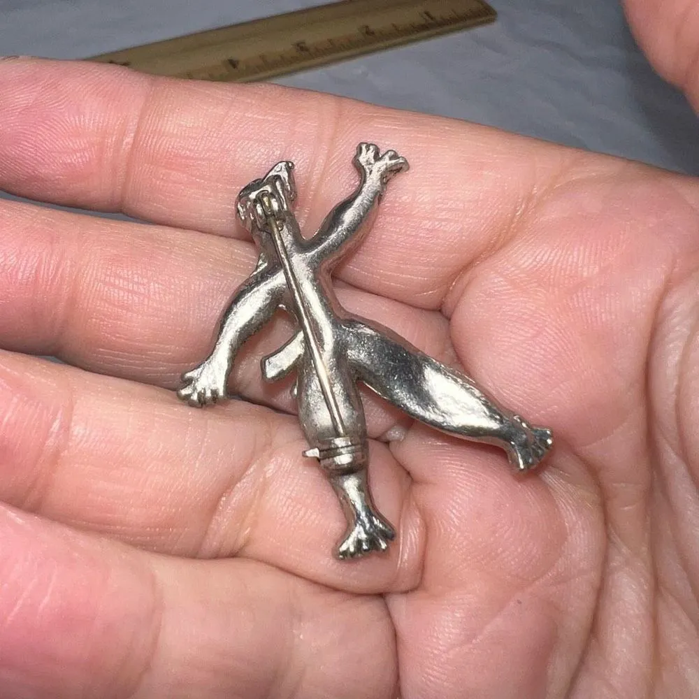 Vintage Rag Doll Scatter Pins Silver Tone Silver - Image 7