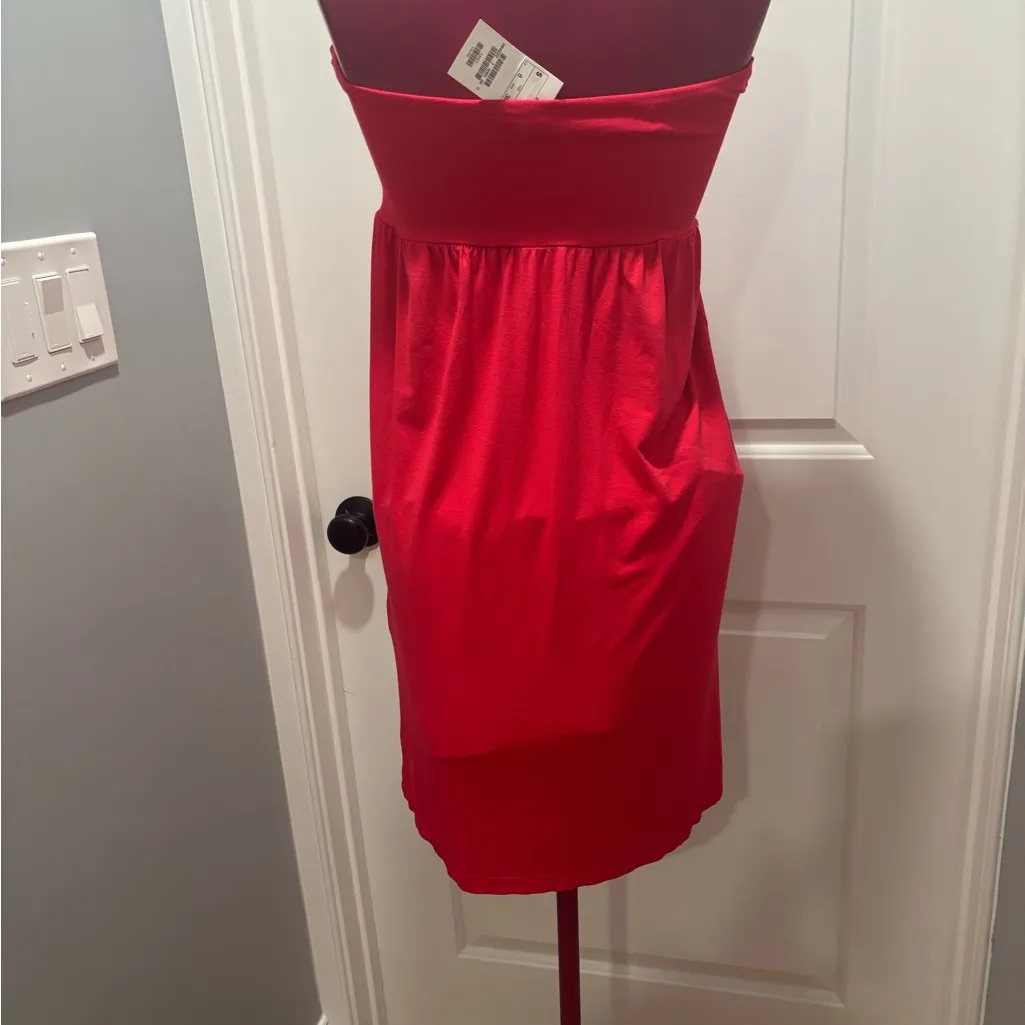 H&M Y2K fuchsia pink strapless baby doll style dress 8 - Image 5