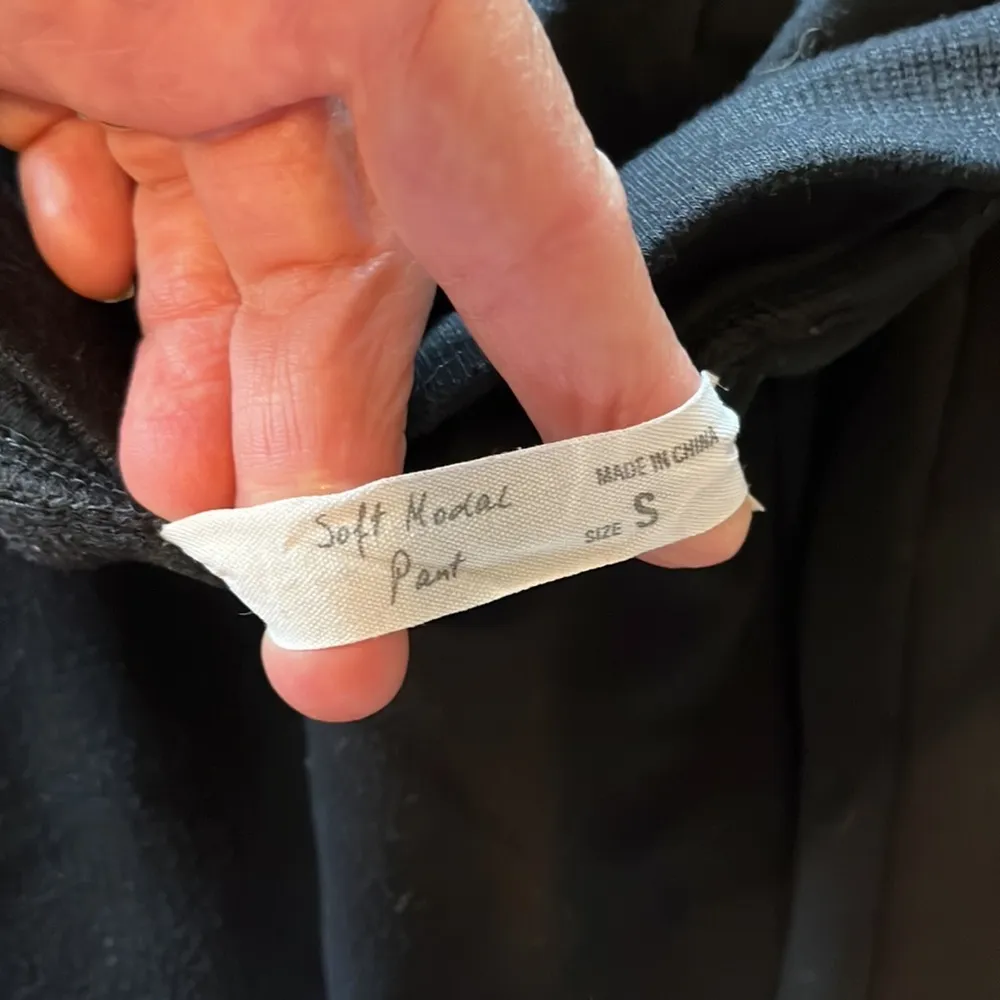 Comfy Knit Black Pants Sweatpants - Image 7