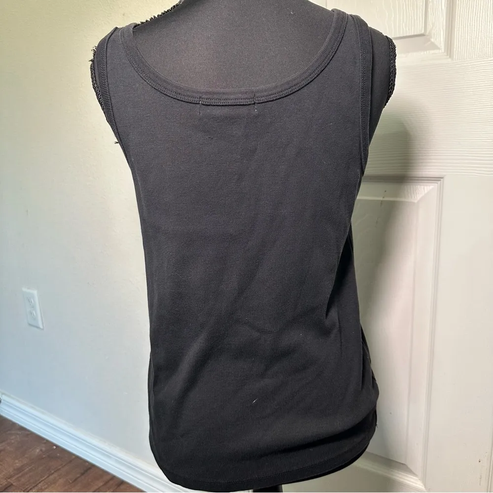 Eddie Bauer Women’s Black Fitted Cotton Tank Top - Image 4