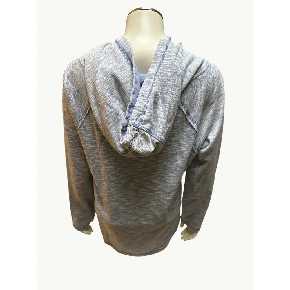 Calvin Klein Light Purple Hooded Pullover With Kangaroo Pocket Size Small - Image 3