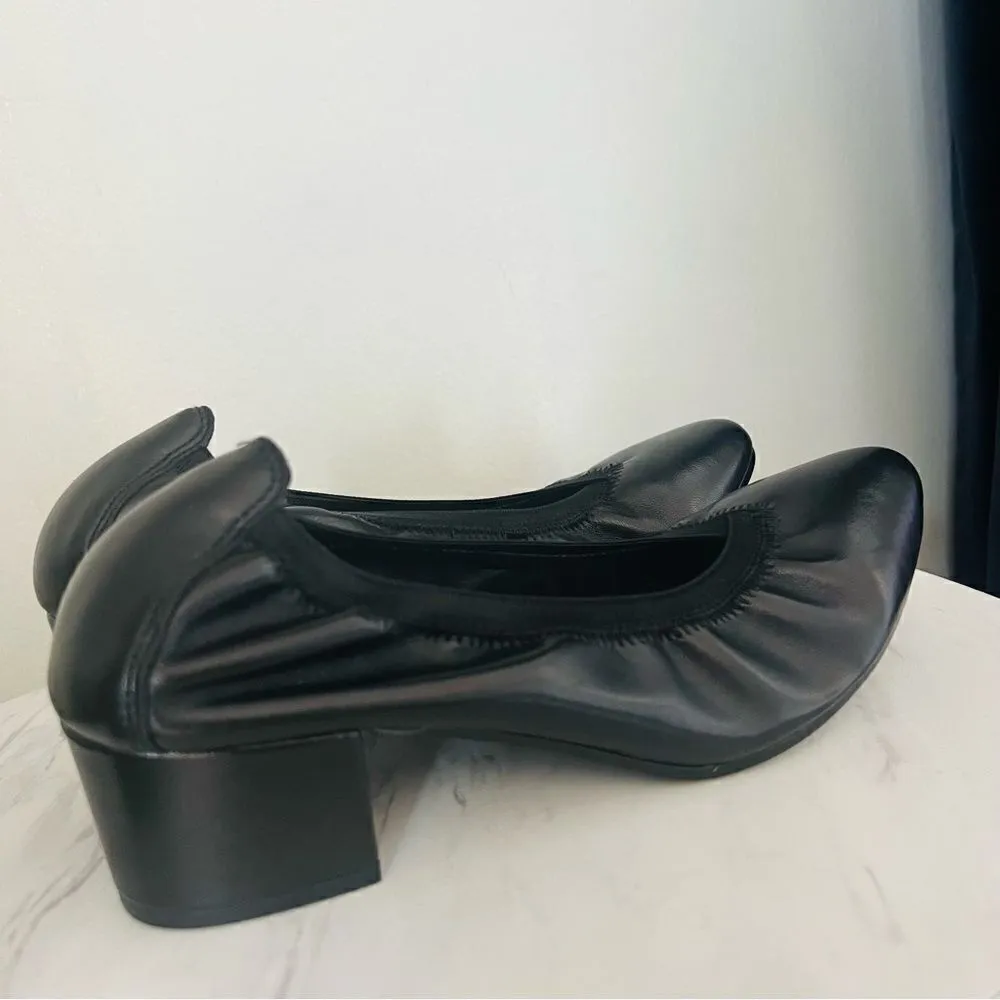 VANELi Gate Almond Toe Block Heel Leather Pump Shoe, Comfort Black, Size 7, NWOT Black - Image 5