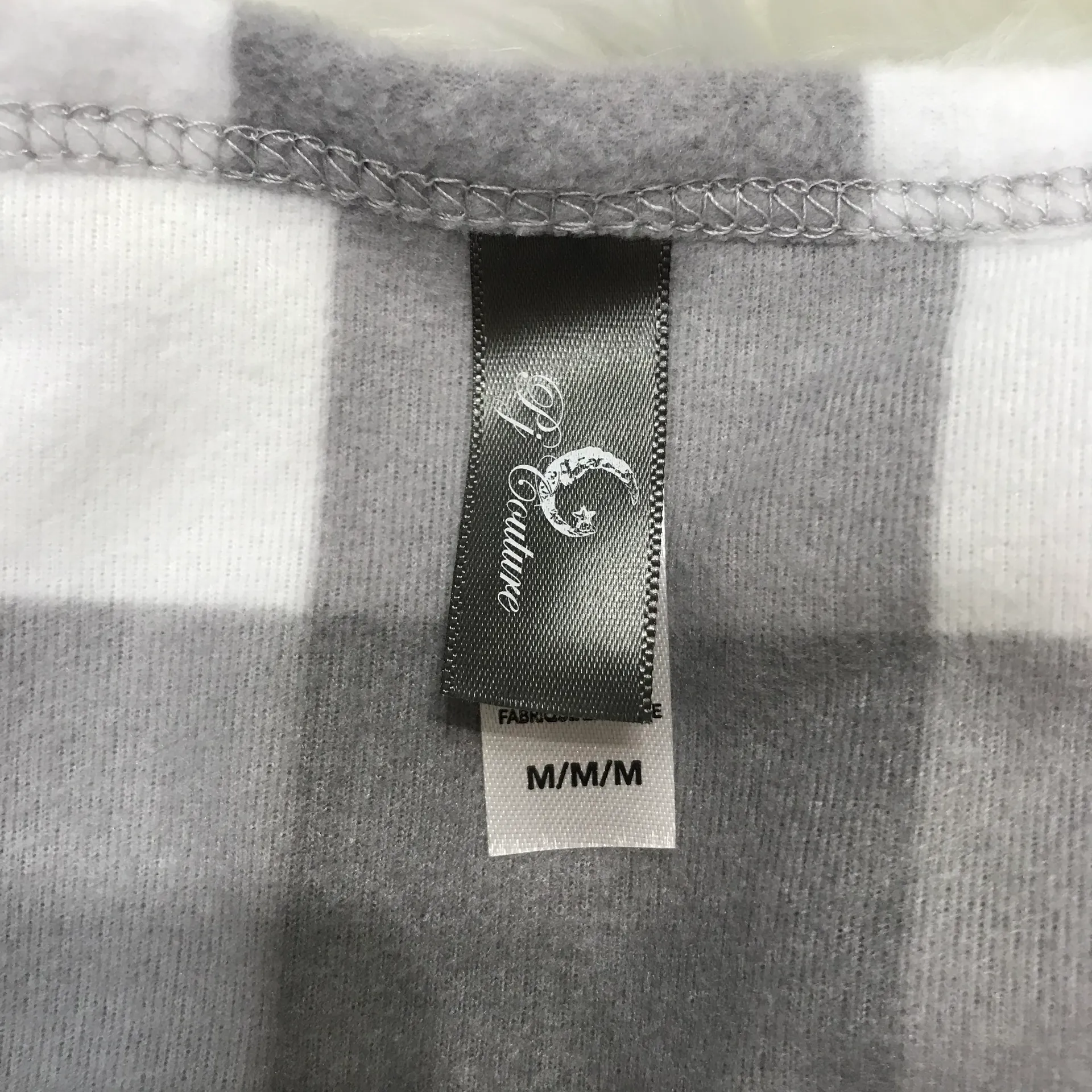 -Gray & White Buffalo Plaid PJ’s-“Up to Snow Good”-NWT-Med. - Image 6