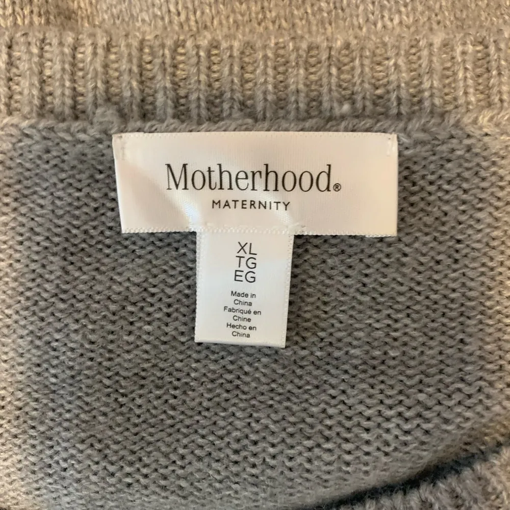 Polar Bear Maternity Sweater Size XL Wool Blend Christmas Holiday Winter - Image 5