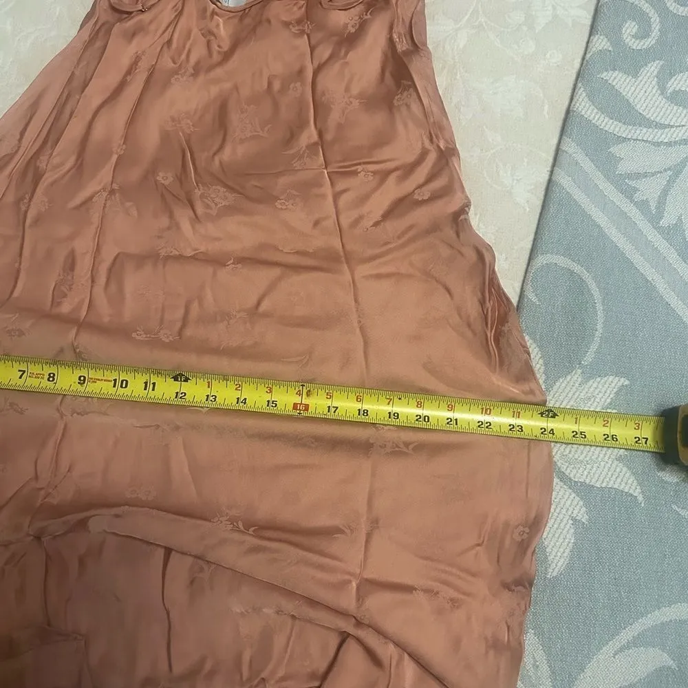 New. JOIE blush silky slip dress. Size small. Retails $348 - Image 13