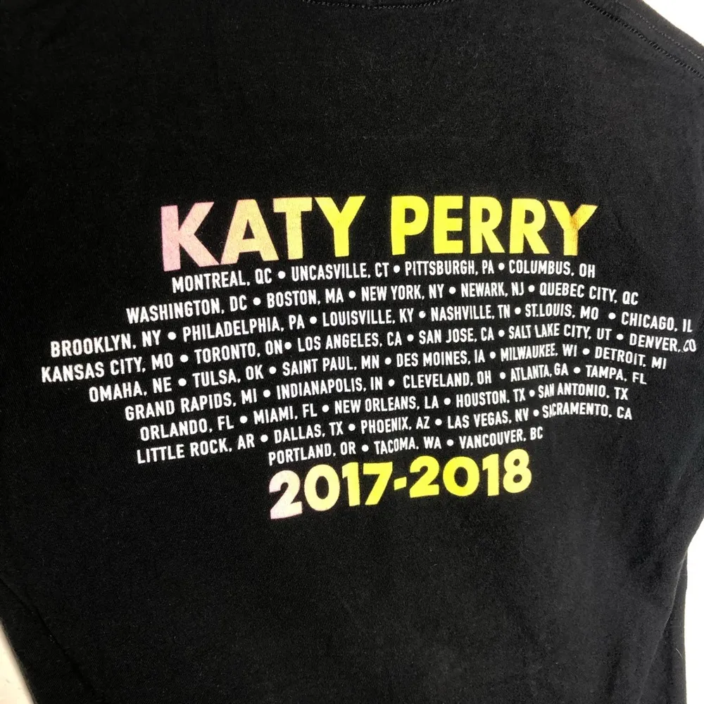 Katy Perry Witness Tour Black Band Tee Shirt - Image 8
