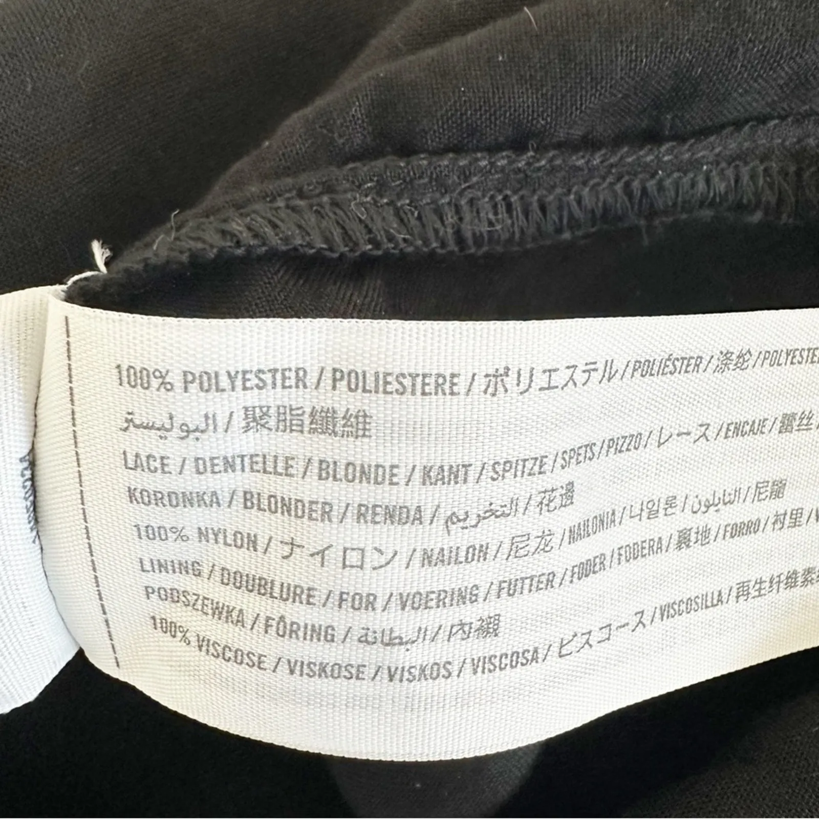 Abercrombie & Fitch Womens Lace Trim Tank Top Grunge Punk Houndstooth Y2K‎ XS - Image 7