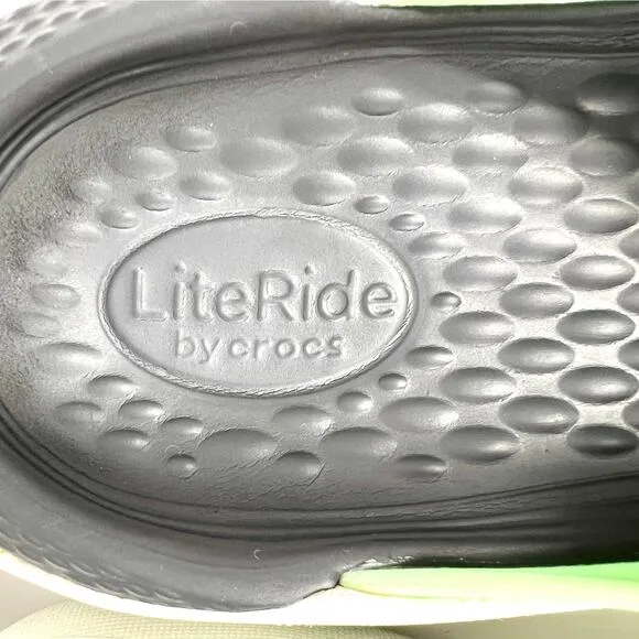Crocs LiteRide Beach Flip-Flops US Womens‎ 7 - Mens 5 Light Green Sandals Beachy - Image 10