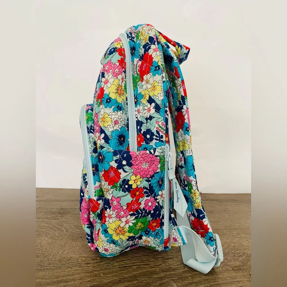 SET-New Vera Bradley far out floral essentials backpack and wallet - Image 4