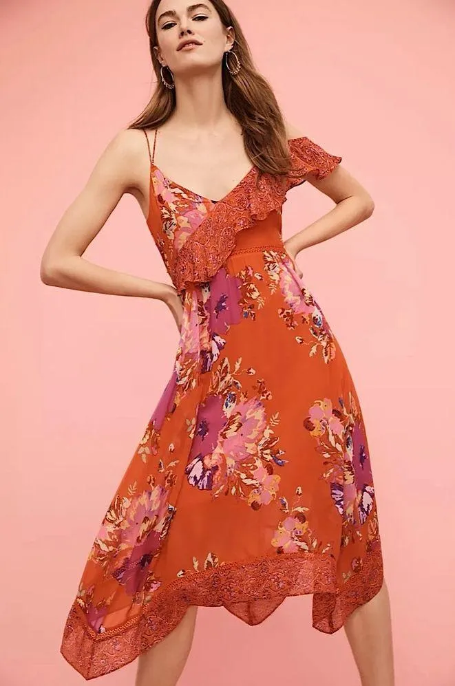 Anthropologie Grecia Ruffle Dress - Image 2