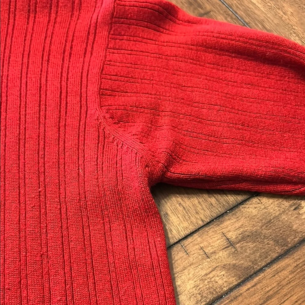 Charter Club Classic Red Knit Sweater - Image 3