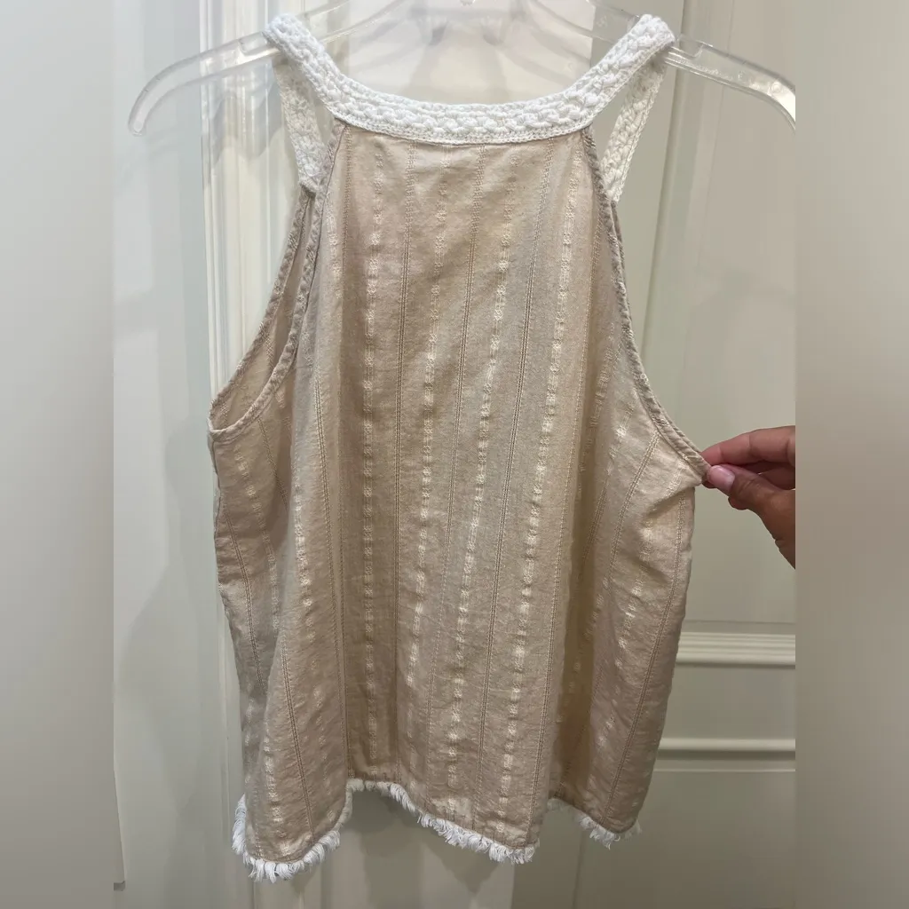 1. Others Follow boho linen blouse size large - Image 4