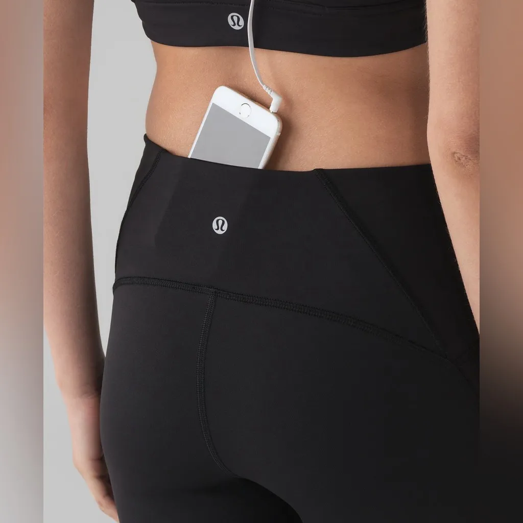 New without tags Lululemon Train Times 7/8 Pant *25"
Black (First Release) - Image 4