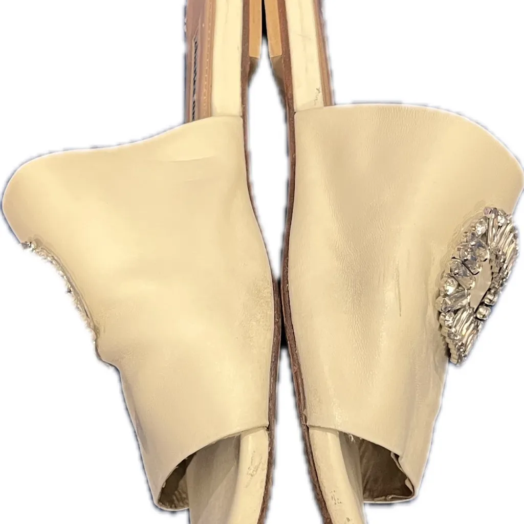 Charles David Sorbet Broach Embellished Mules - Image 2