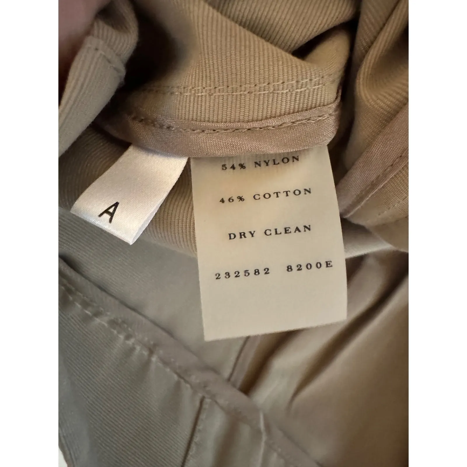 Ann Taylor Short Sleeve Peplum Jacket – Taupe Khaki, Pleated Back, Size 10 - Image 4