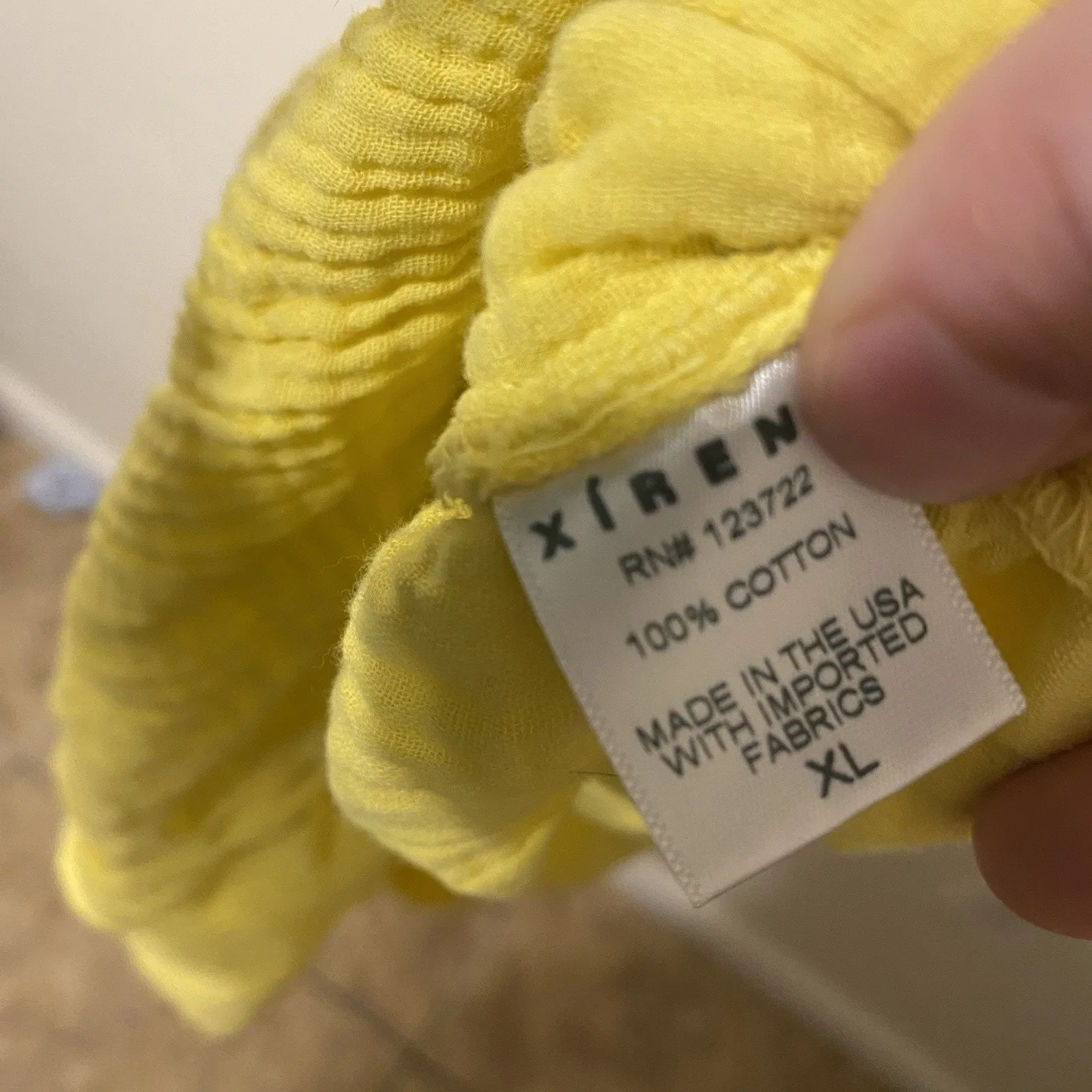 Xirena Reagan Gauzy Cotton Midi Dress In Limon Yellow Size XL - Image 11