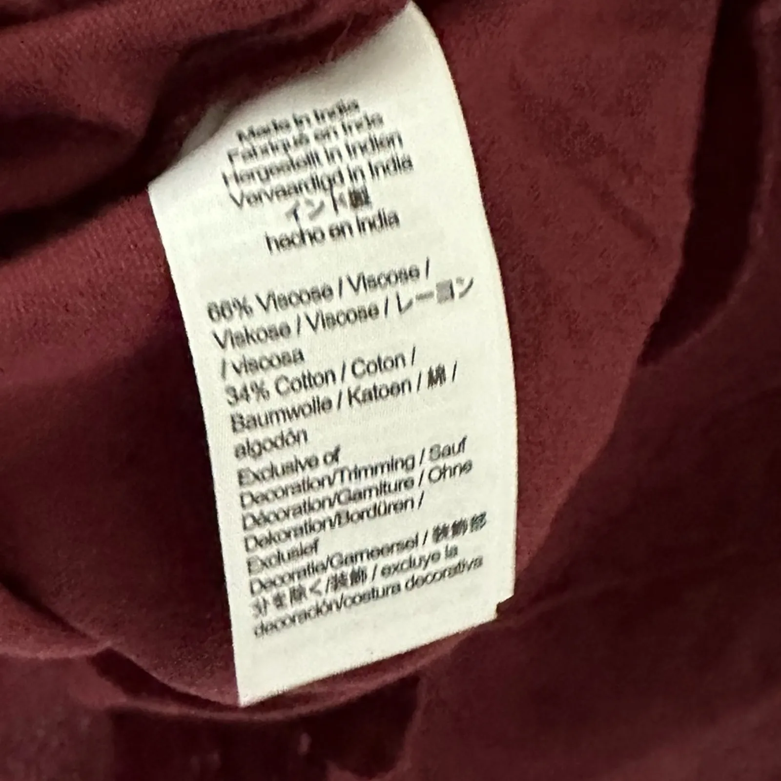 Madewell Embroidered Ruffled Flannel Mini Dress Vintage Mulberry NEW - Image 11