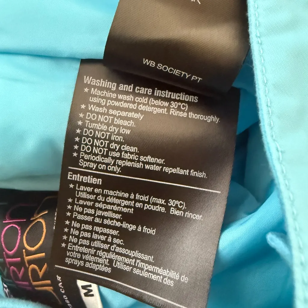 Burton DryRide Snowboard Ski Snow Pant Womens Medium Blue Outdoor Pockets Active - Image 17