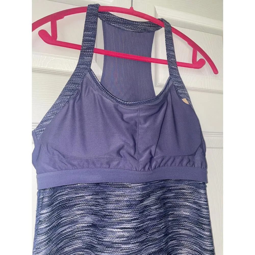 MPG Mondetta Sporty Tank Dress Shades of Purple Padded Tank A - Image 11