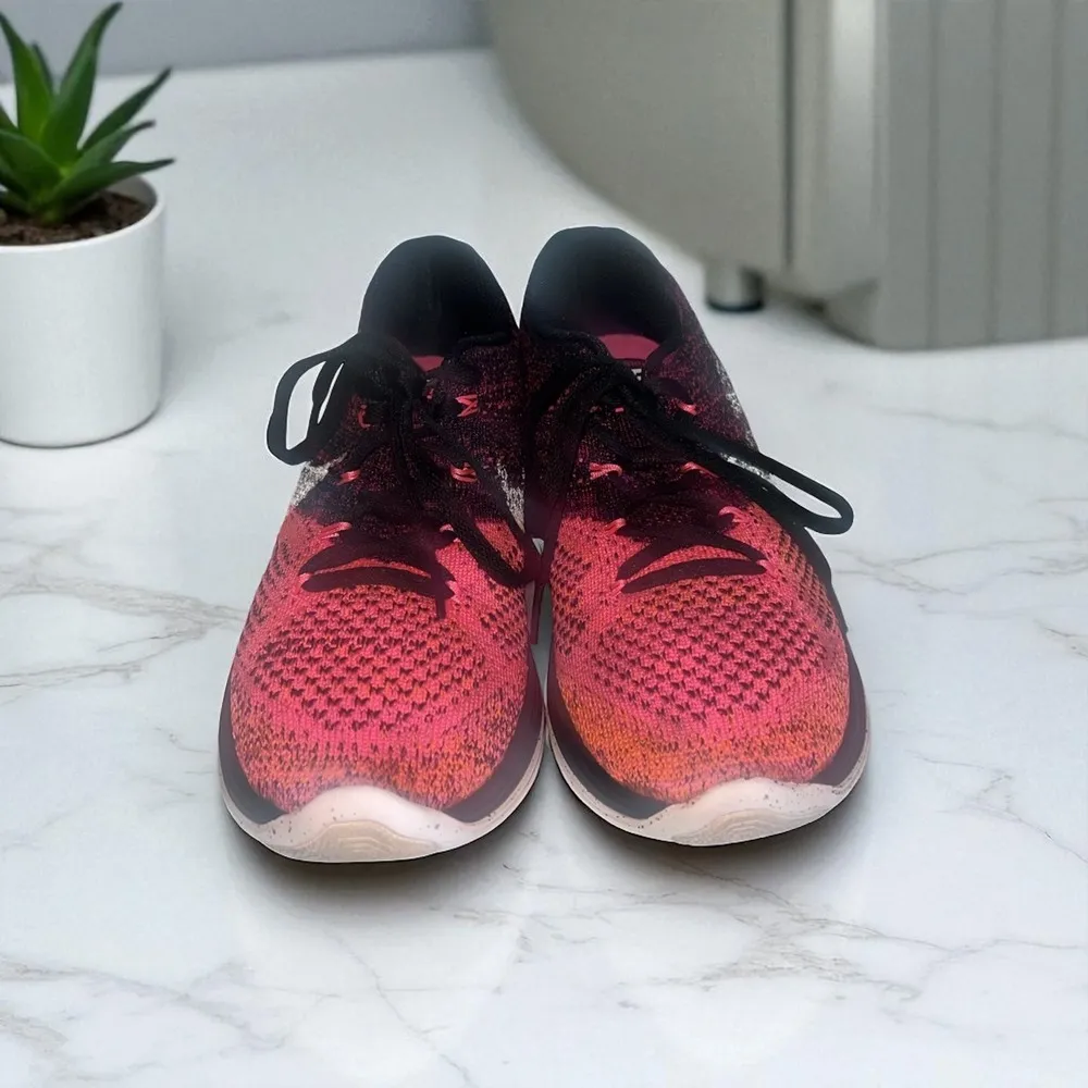 Nike Lunarlon Running Shoes Women's Sneakers Athletic Pink Black Size 7‎ - Image 6