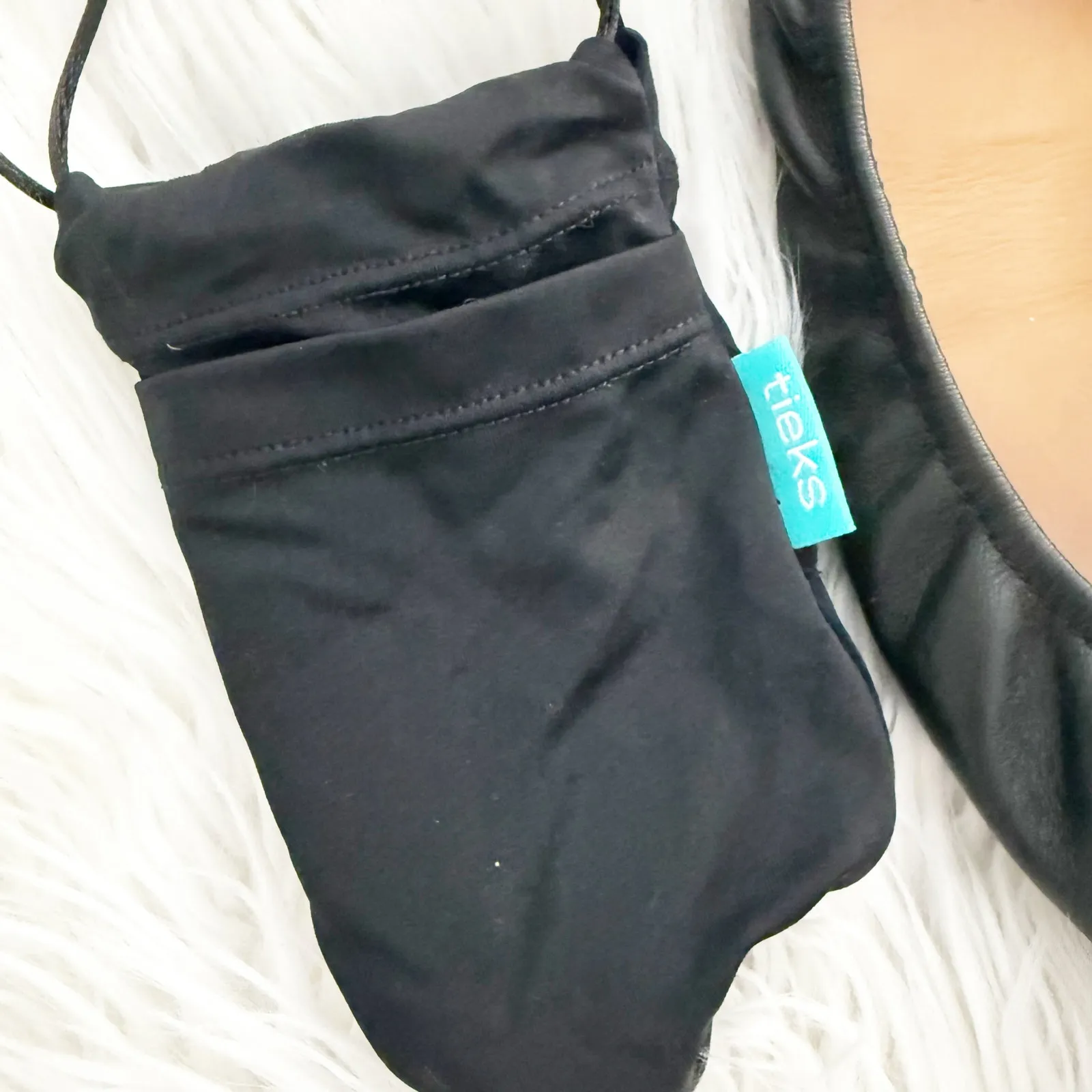 TIEKS BY GAVRIELI | Black Matte Ballet Flats Foldable Packable Dust Bag | 9 - Image 4